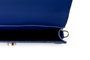 Lucky Bees 330 Bolso Azul de Saxo de Cuero de Polivinilo Elegante y Sofisticado para Mujer